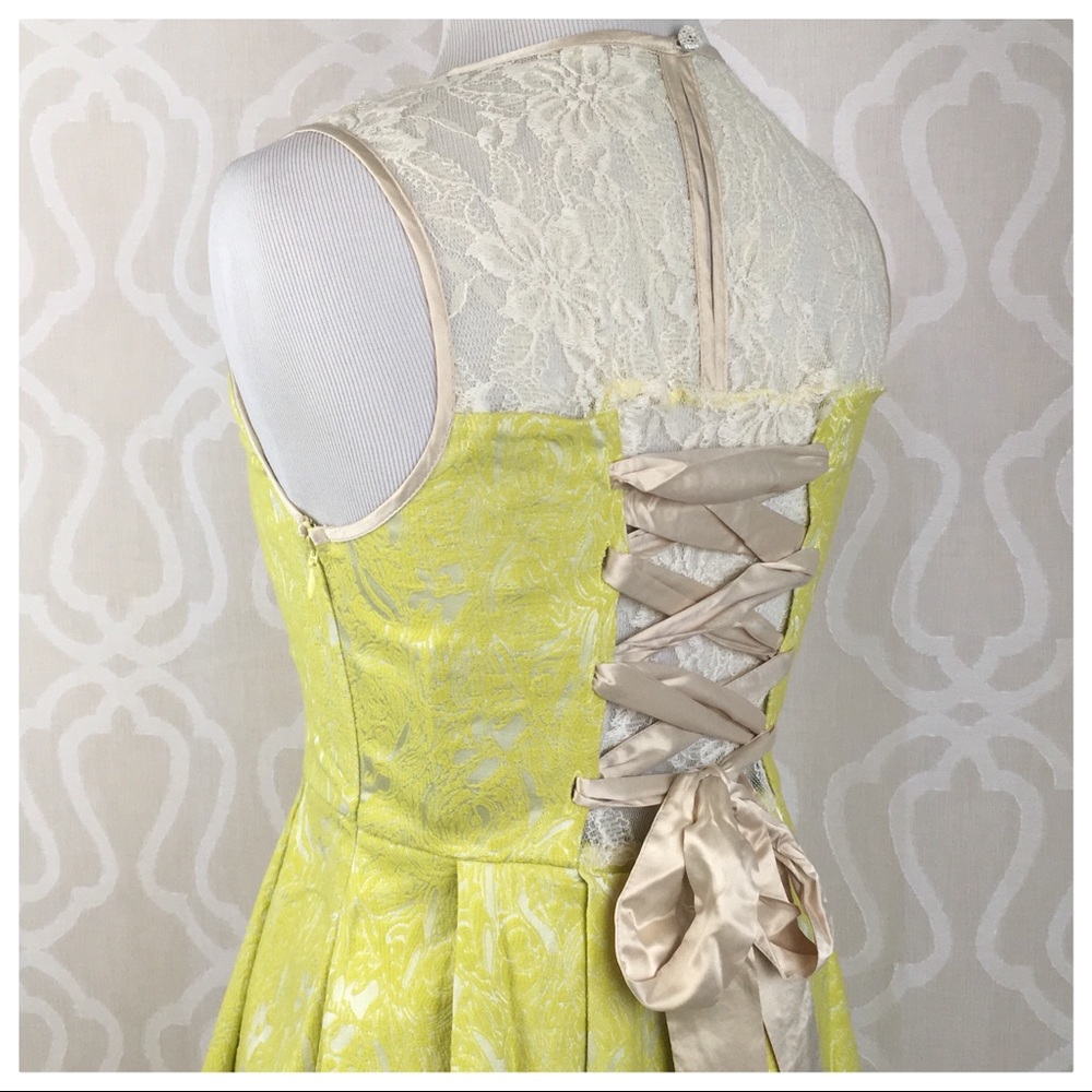 Lolita Lace & Jacquard Mini Dress - Picture 4 of 8